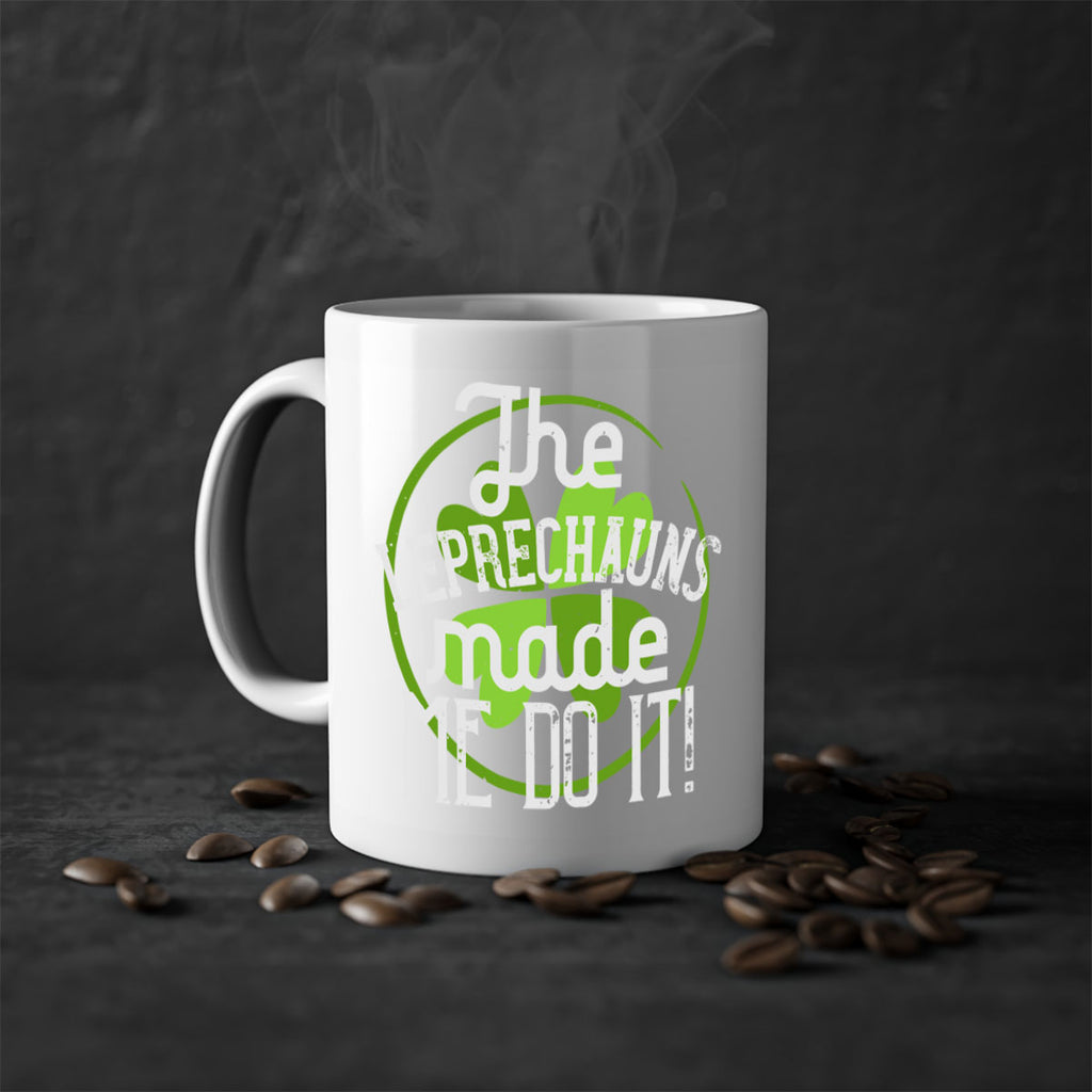 The leprechauns made me do it Style 11#- St Patricks Day-Mug / Coffee Cup