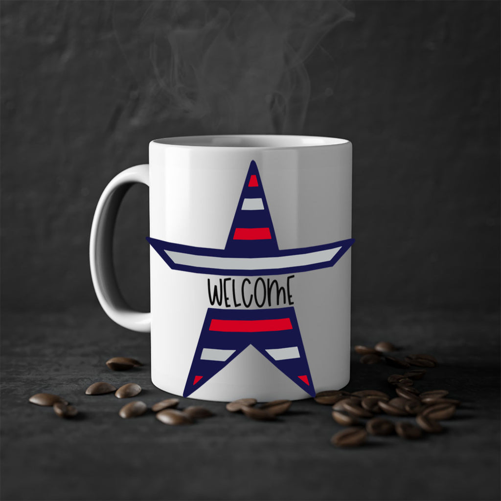 Welcome Style 186#- 4th Of July-Mug / Coffee Cup