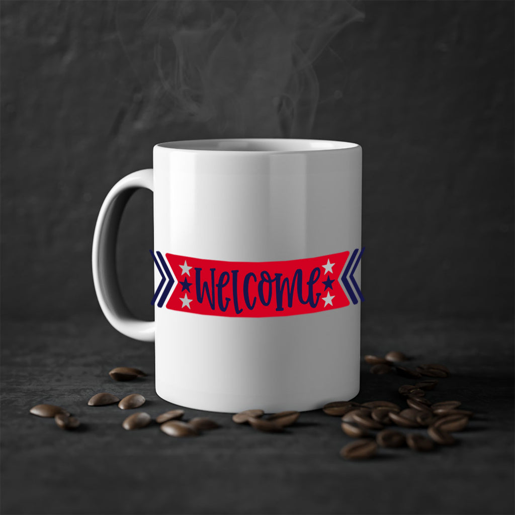 Welcome Style 187#- 4th Of July-Mug / Coffee Cup