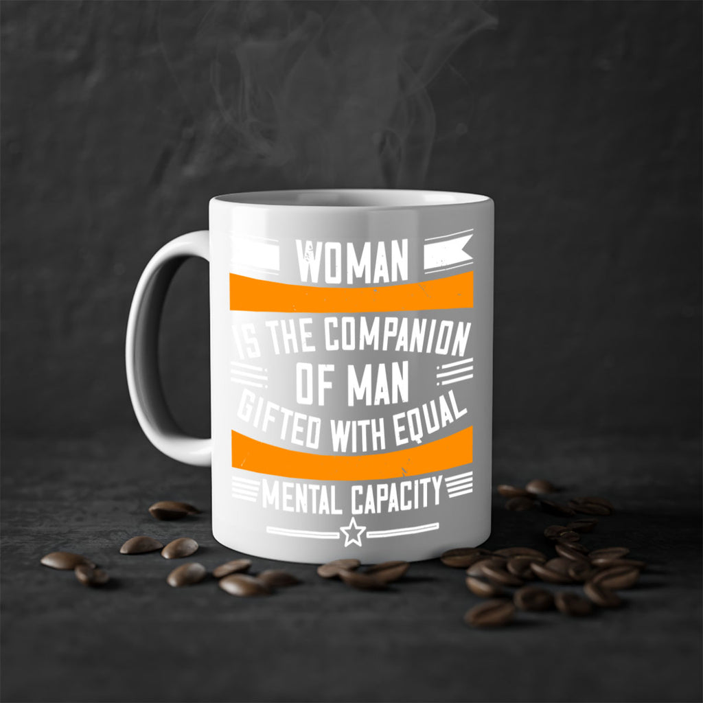 Woman is the companion of man gifted with equal mental capacity Style 15#- World Health-Mug / Coffee Cup