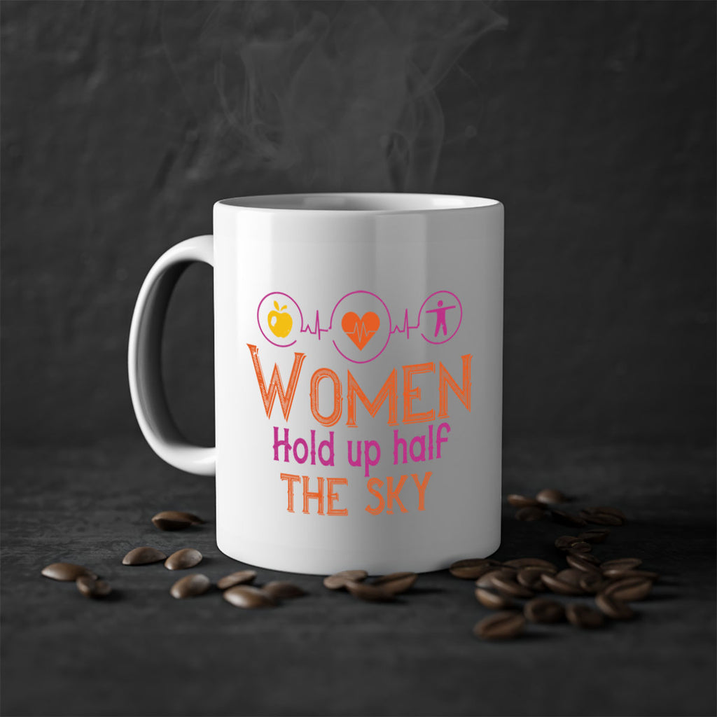 Women hold up half the sky Style 7#- World Health-Mug / Coffee Cup
