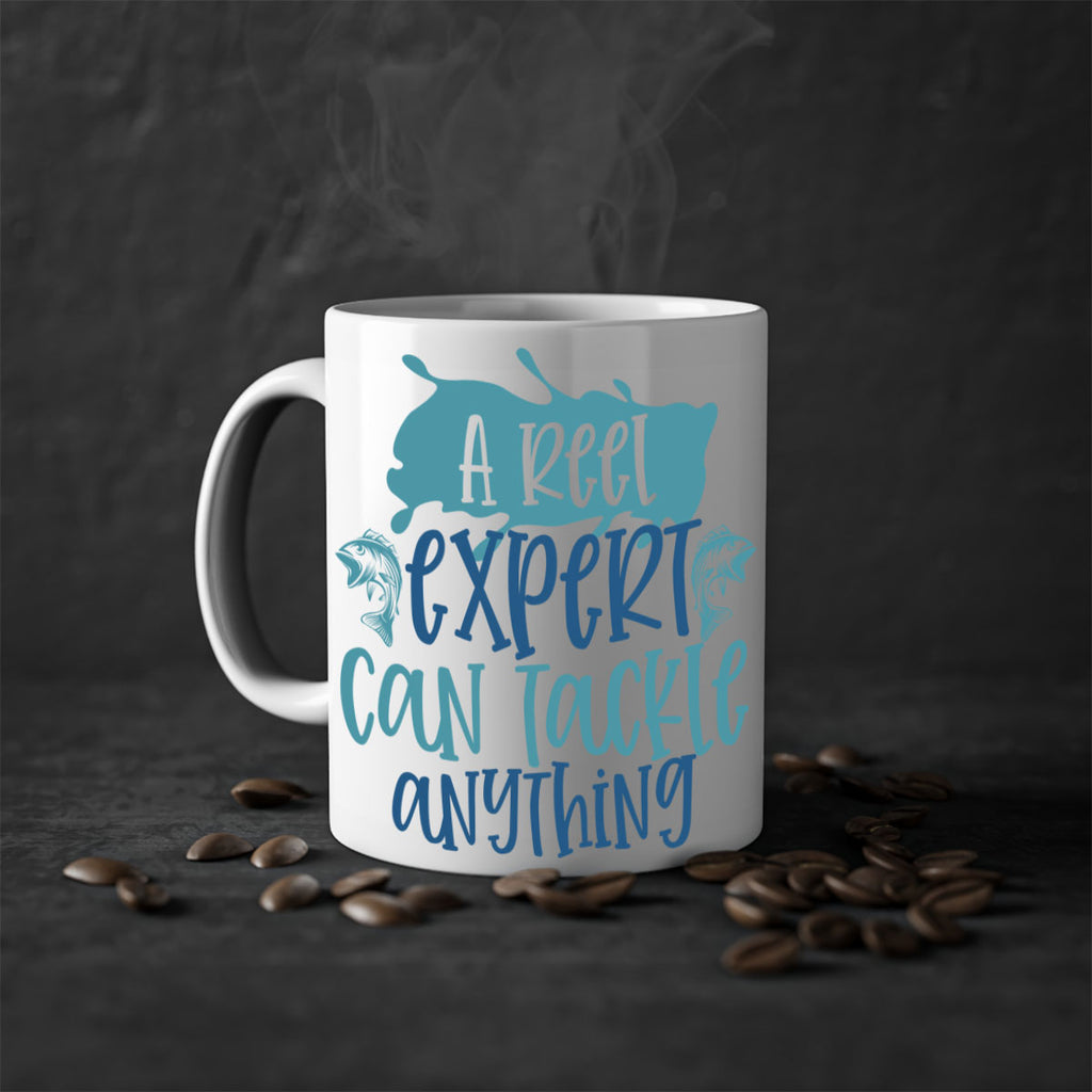 a reel expert can tackle anything 226#- fishing-Mug / Coffee Cup