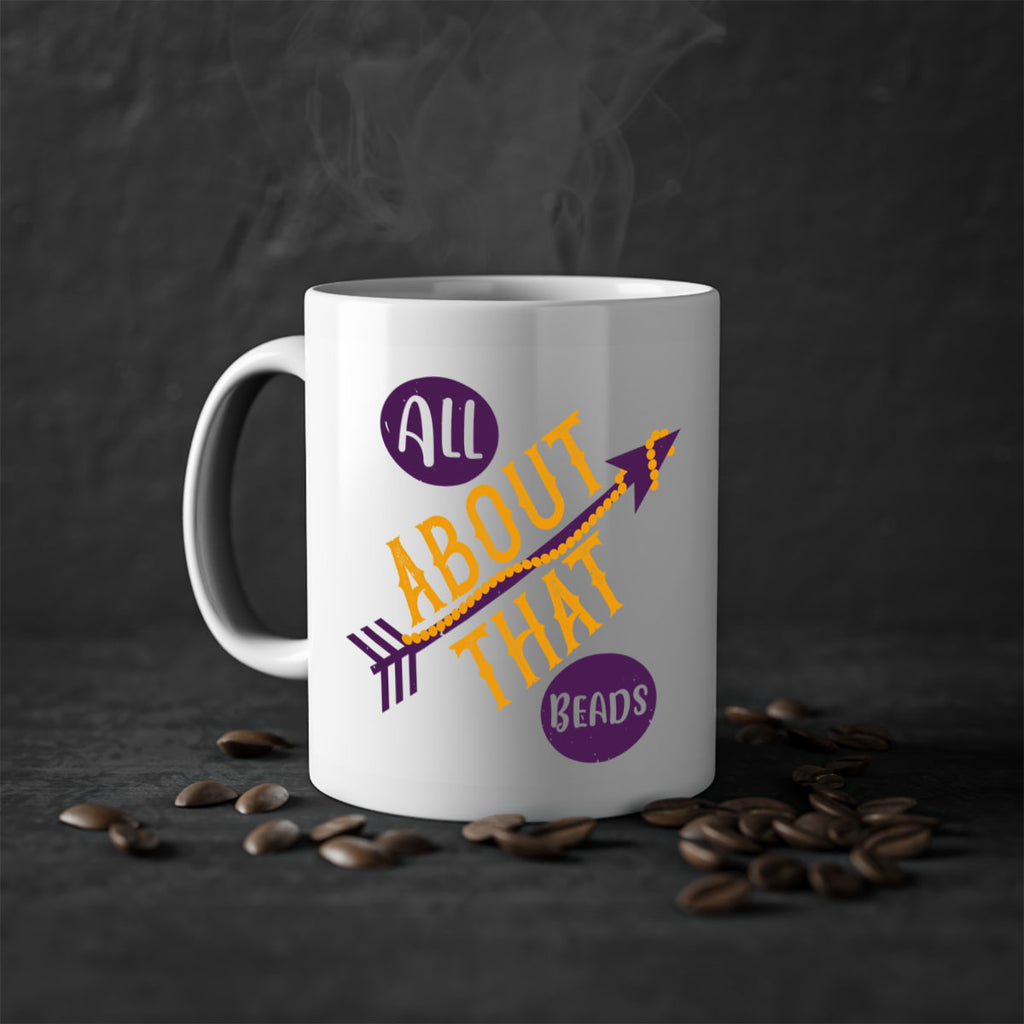 all about that beads 62#- mardi gras-Mug / Coffee Cup