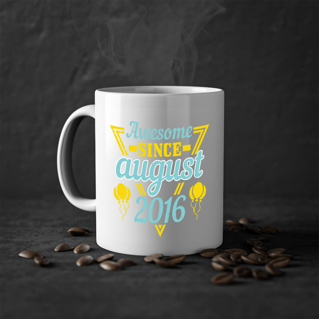 awesome since august Style 13#- birthday-Mug / Coffee Cup