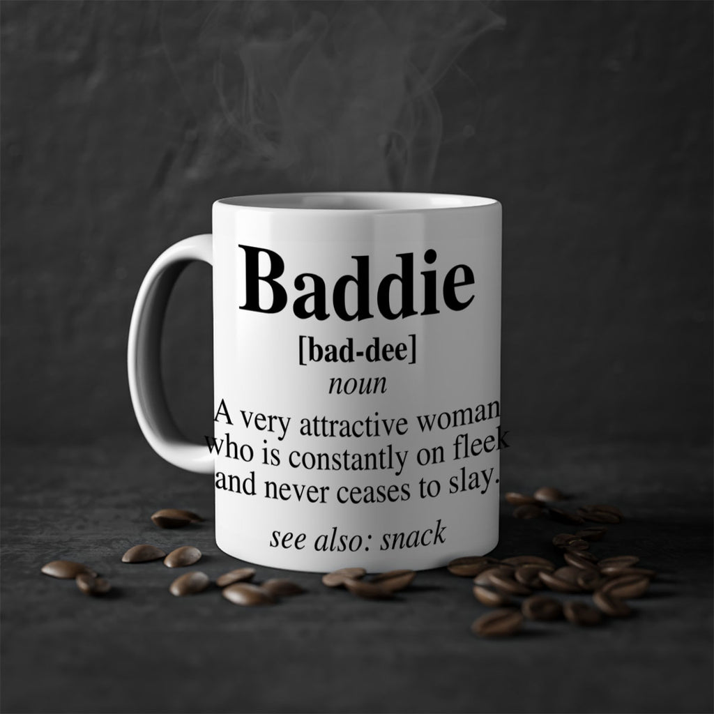 baddie definition 269#- black words - phrases-Mug / Coffee Cup