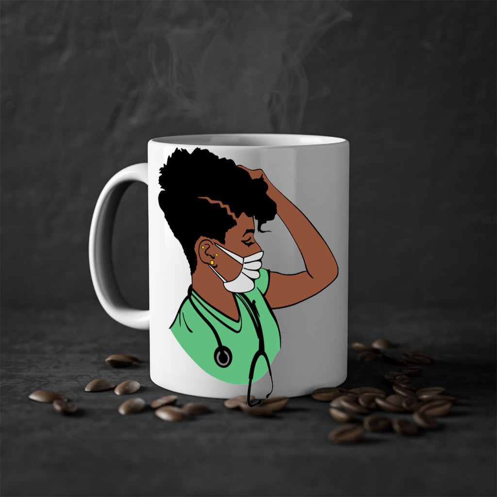 black nurse 2#- Black women - Girls-Mug / Coffee Cup