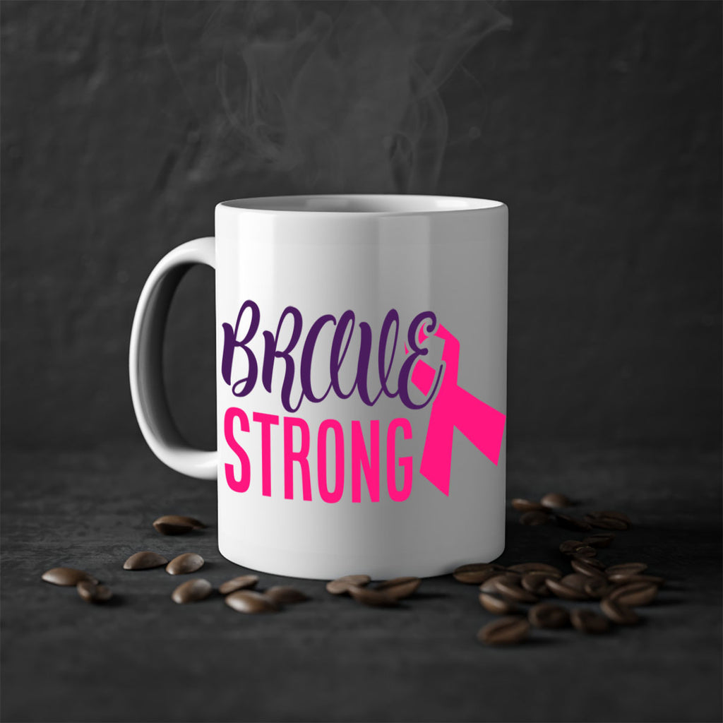 brave strong Style 15#- breast cancer-Mug / Coffee Cup