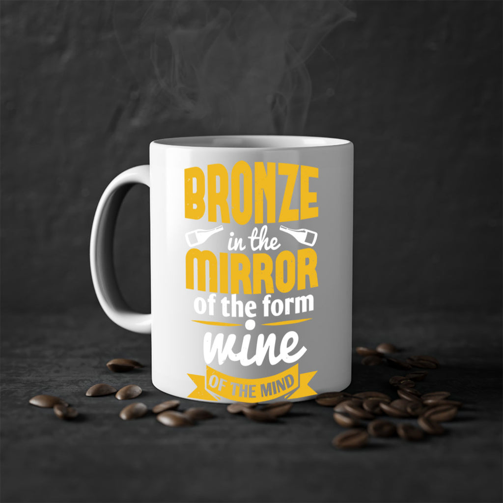 bronze in the mirror of the form wine of the mind 99#- wine-Mug / Coffee Cup