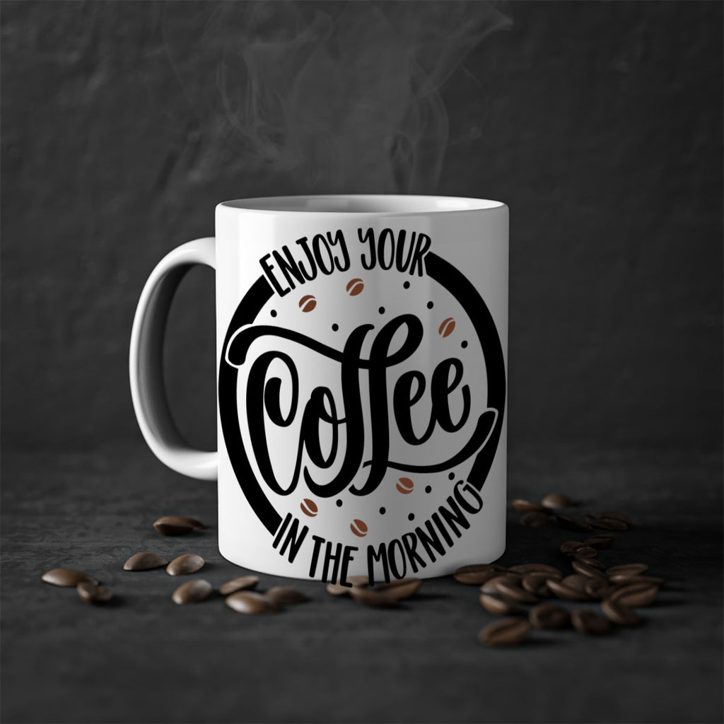 circleenjoy your coffee in 183#- coffee-Mug / Coffee Cup
