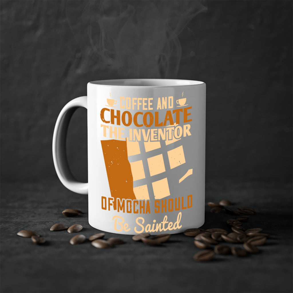 coffee and chocolate—the inventor of mocha should be sainted 42#- chocolate-Mug / Coffee Cup