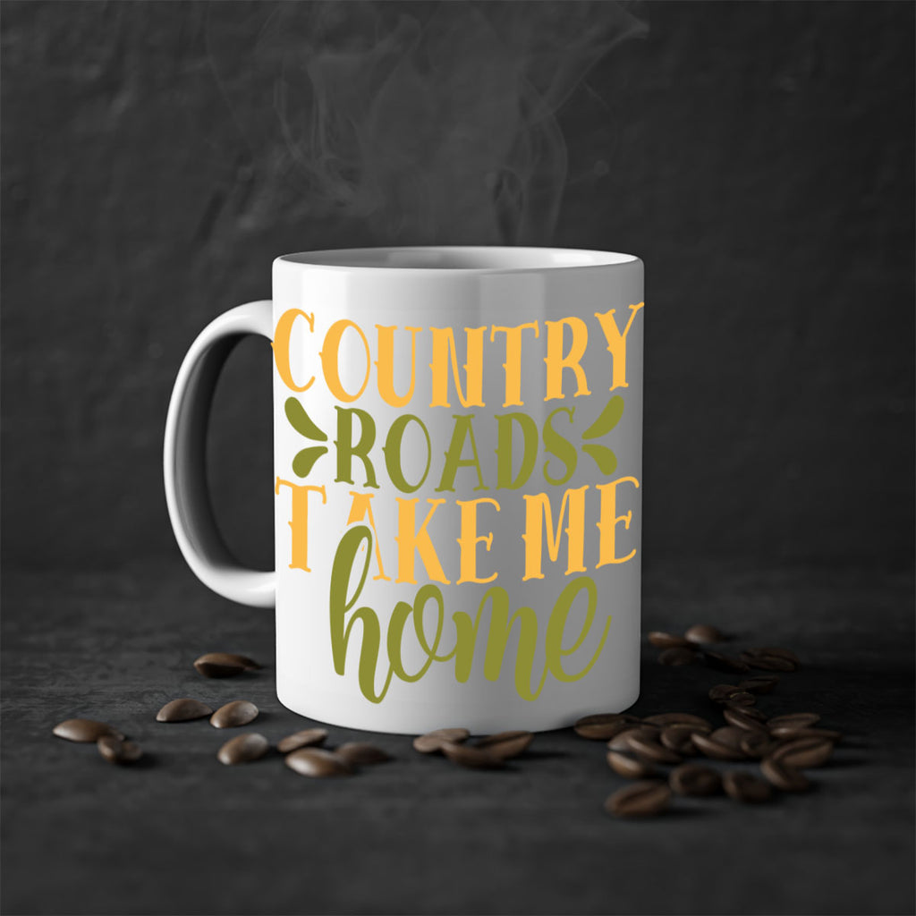 country roads take me home 19#- Farm and garden-Mug / Coffee Cup