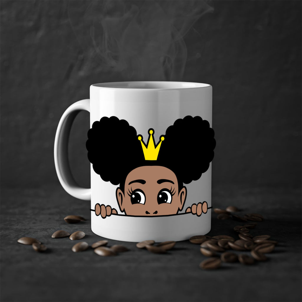 crown afro puffs 51#- Black women - Girls-Mug / Coffee Cup