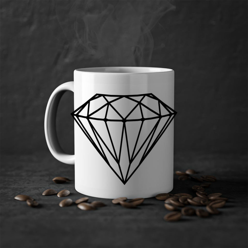 diamond 172#- black words - phrases-Mug / Coffee Cup