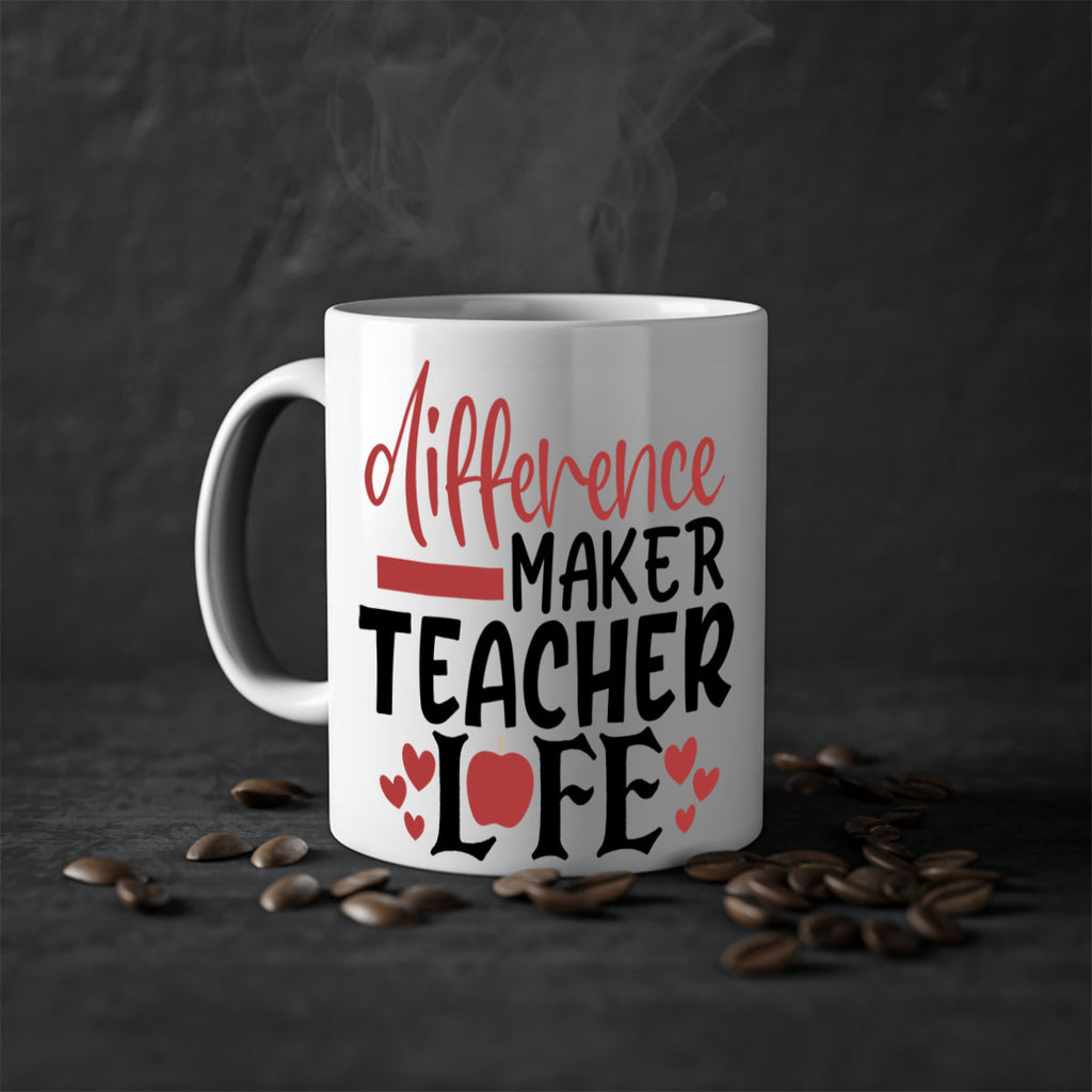 difference maker teacher life Style 118#- teacher-Mug / Coffee Cup
