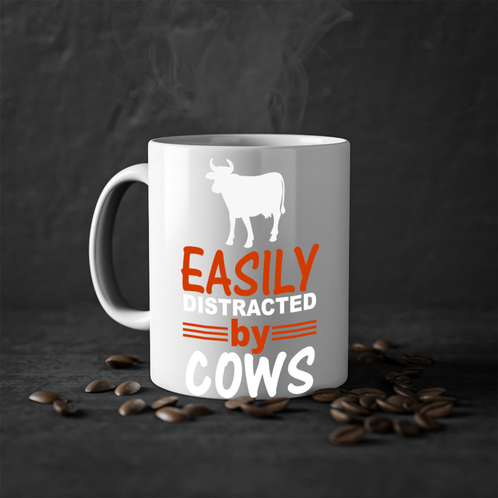 easily distracted by cows Style 4#- Cow-Mug / Coffee Cup