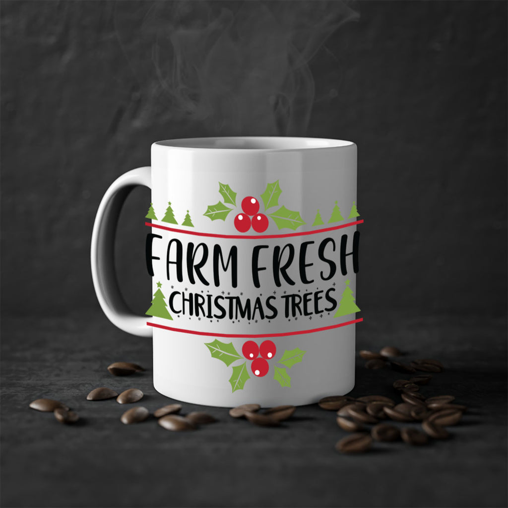 farm fresh christmas trees style 207#- christmas-Mug / Coffee Cup