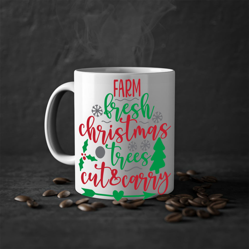 farm fress christmas trees style 208#- christmas-Mug / Coffee Cup