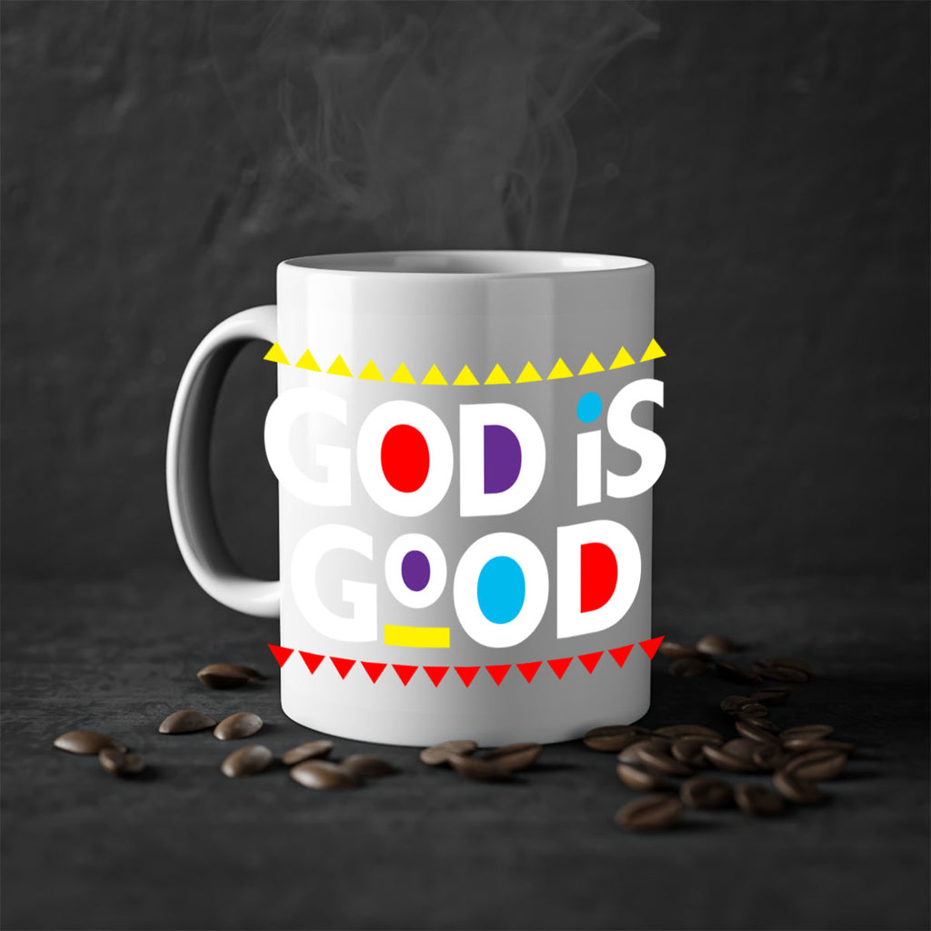 god is good 143#- black words - phrases-Mug / Coffee Cup