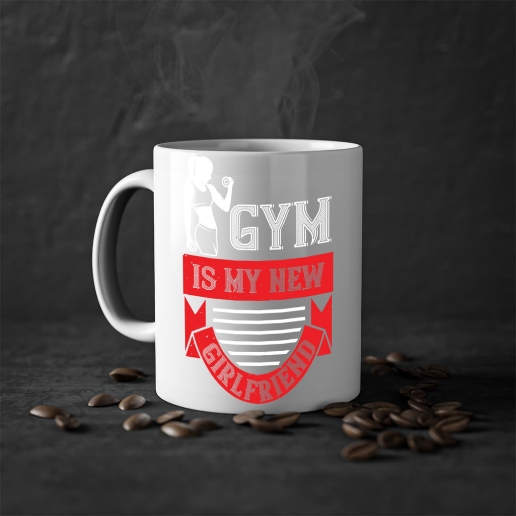 gym is my new girlfriend 97#- gym-Mug / Coffee Cup
