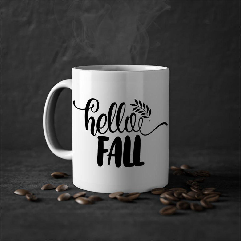 hello fall 54#- thanksgiving-Mug / Coffee Cup
