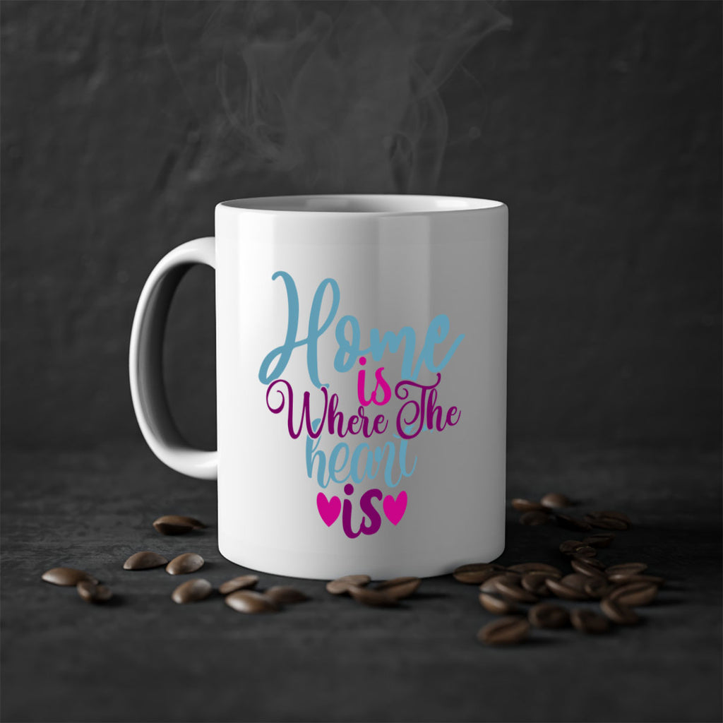 home is where the heart is 29#- Family-Mug / Coffee Cup