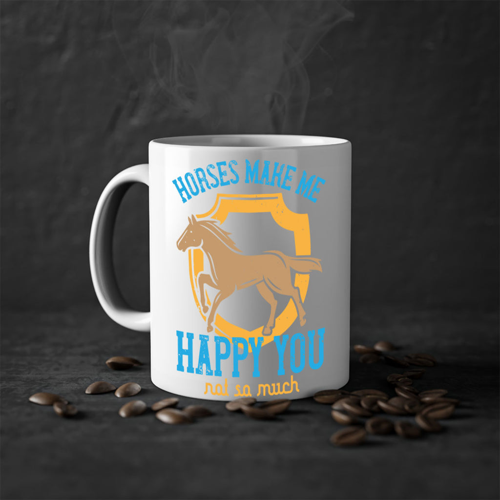 horses make me happy you not so much Style 41#- horse-Mug / Coffee Cup