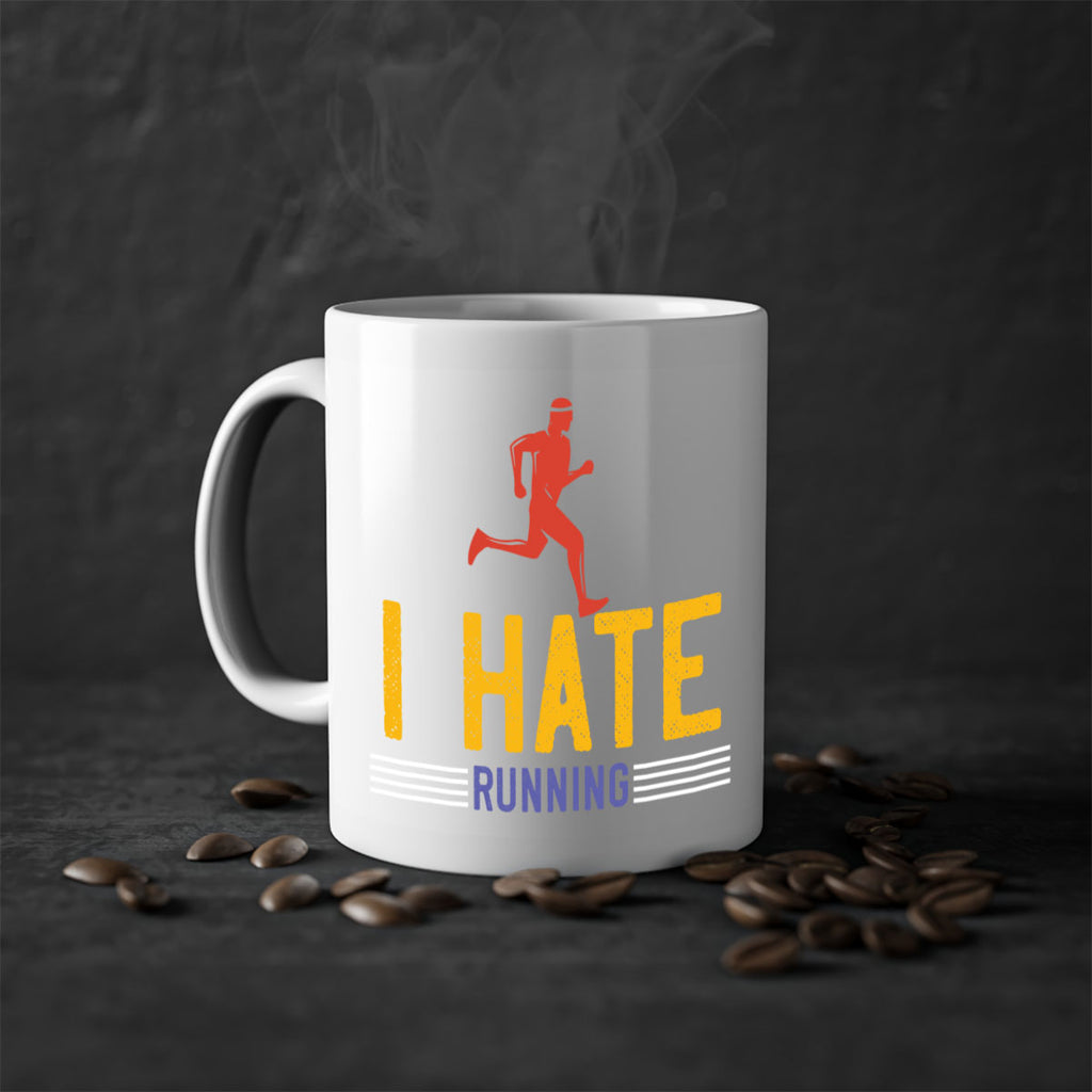 i hate running 40#- running-Mug / Coffee Cup