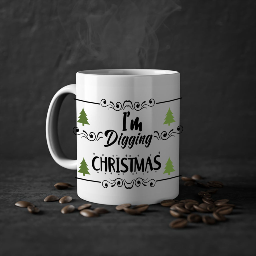 i m digging christmas style 338#- christmas-Mug / Coffee Cup