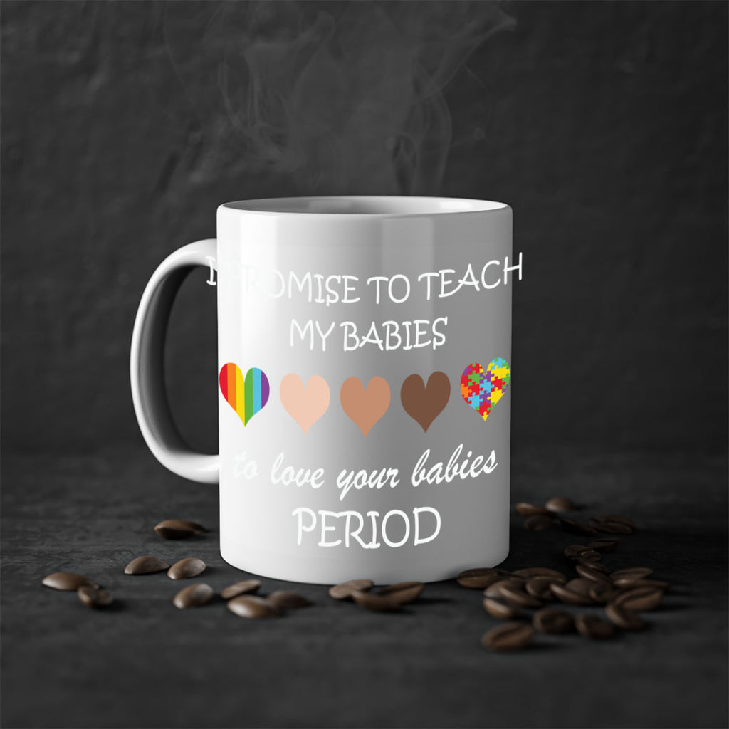 i promise to teach my lgbt 124#- lgbt-Mug / Coffee Cup