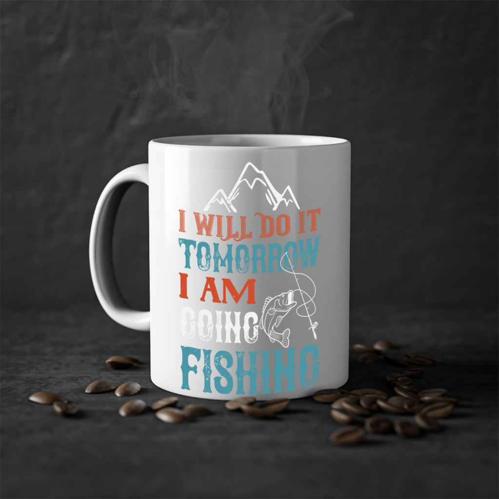 i will do it tomorrow 95#- fishing-Mug / Coffee Cup