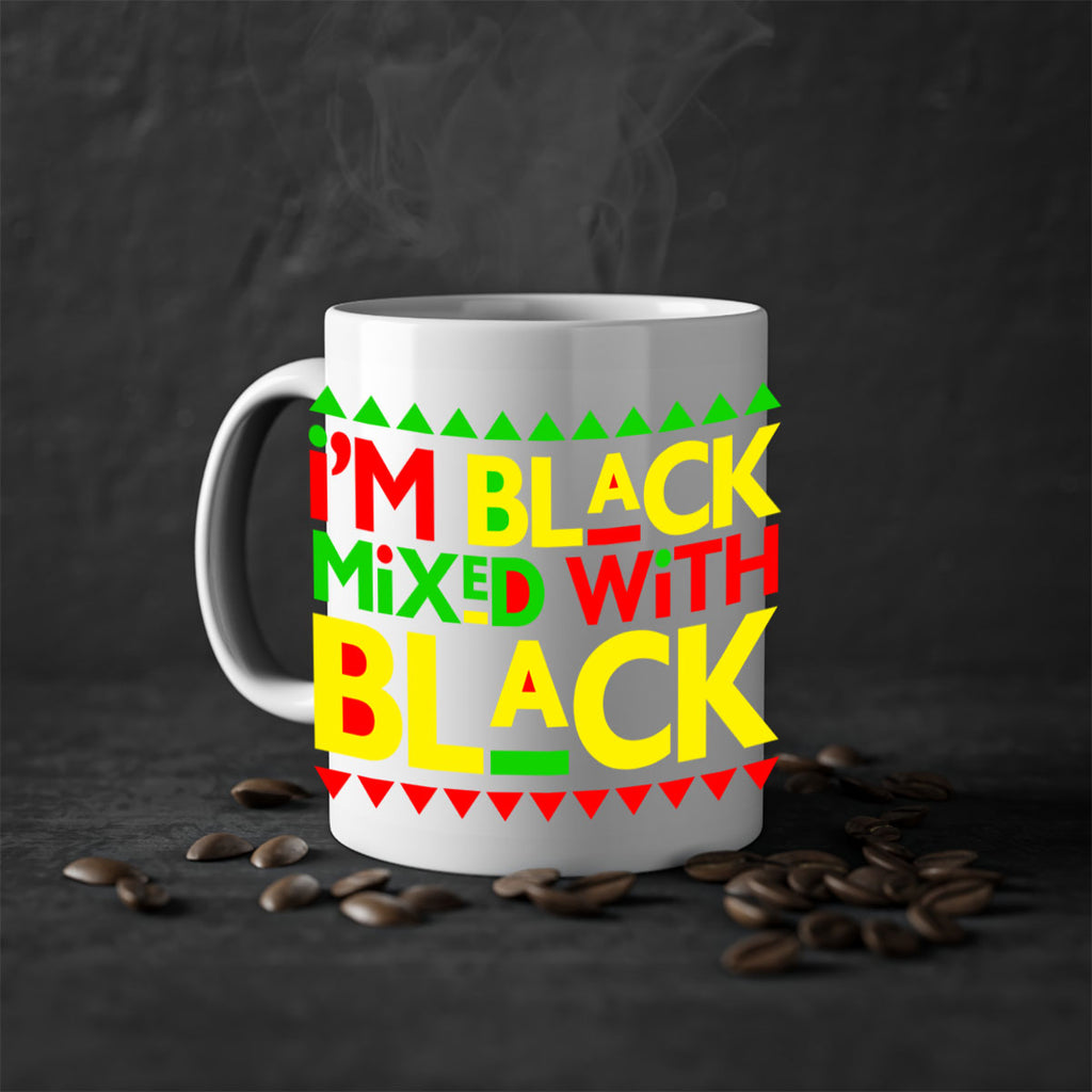 im  black  mixed with black  111#- black words - phrases-Mug / Coffee Cup