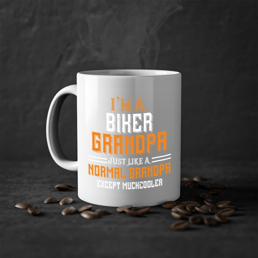 im a biker grandpa just like a normal grandpa except muchcooler 38#- grandpa-Mug / Coffee Cup