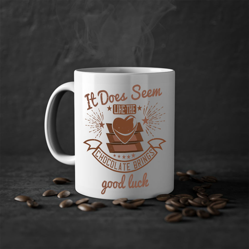 it does seem like the chocolate brings good luck 29#- chocolate-Mug / Coffee Cup