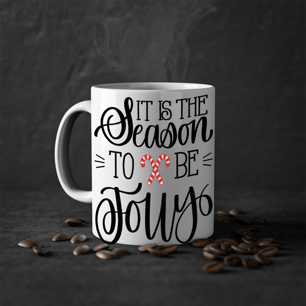 it is the season to be jolly 124#- christmas-Mug / Coffee Cup