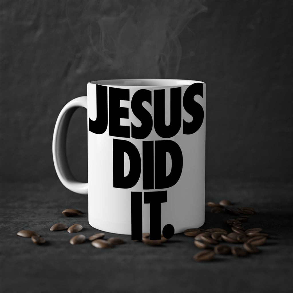 jesus did it 102#- black words - phrases-Mug / Coffee Cup