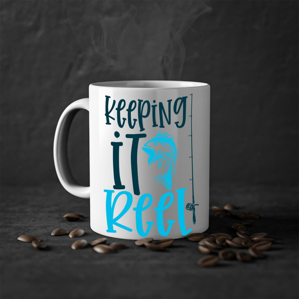 keeping it reel 207#- fishing-Mug / Coffee Cup