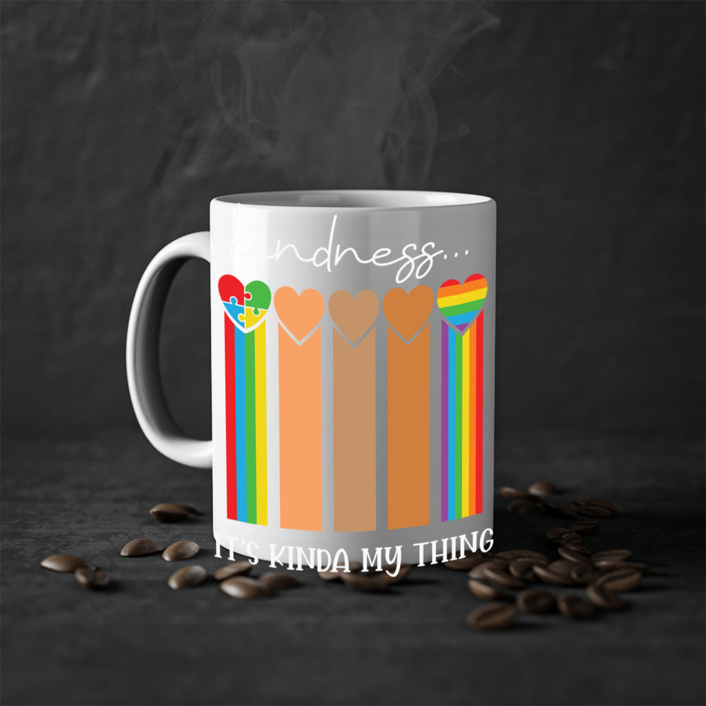 kindness its kinda my thing lgbt 110#- lgbt-Mug / Coffee Cup