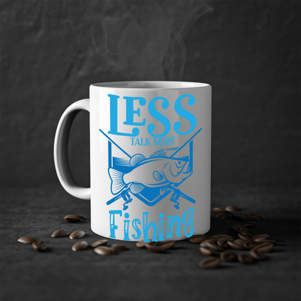 less talk more fishing 206#- fishing-Mug / Coffee Cup