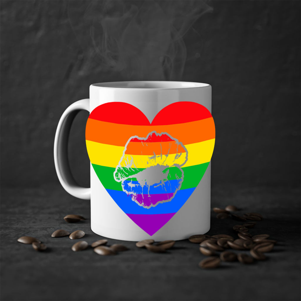 lgbt rainbow cool lip lgbt 96#- lgbt-Mug / Coffee Cup