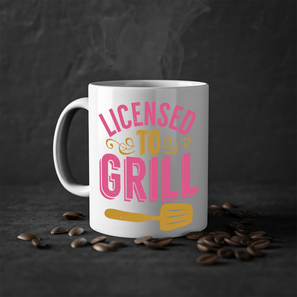 licensed to grill 24#- bbq-Mug / Coffee Cup