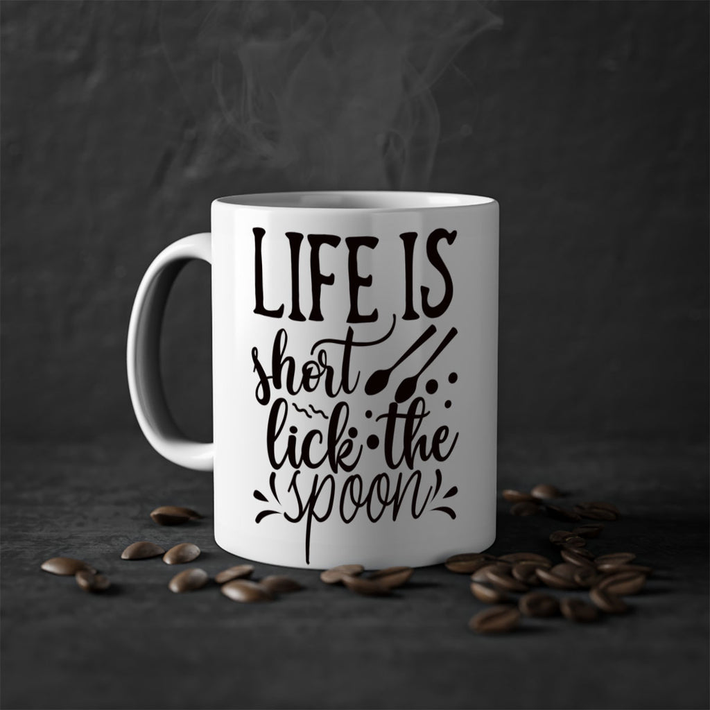 life is short lick the spoon 23#- kitchen-Mug / Coffee Cup
