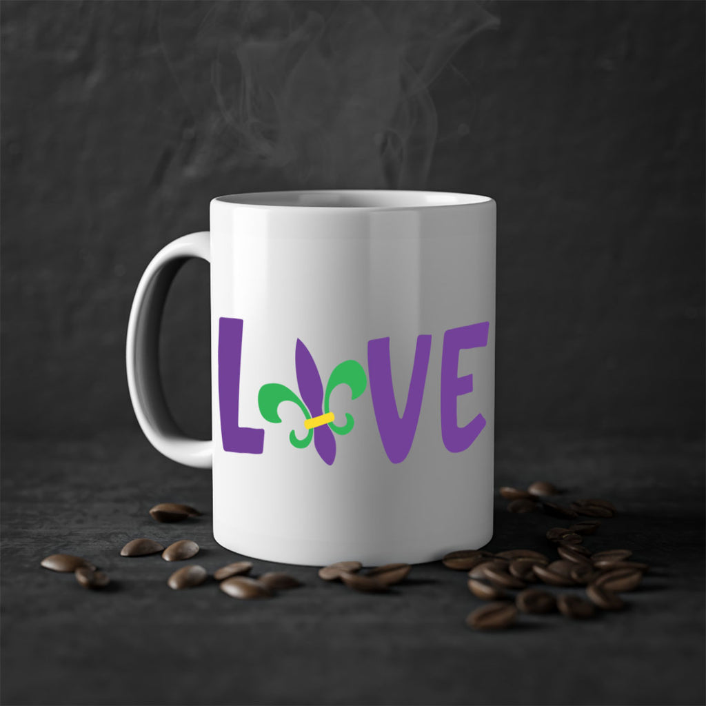 love 80#- mardi gras-Mug / Coffee Cup