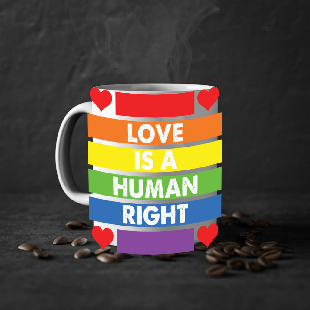 love is a human right lgbt 86#- lgbt-Mug / Coffee Cup