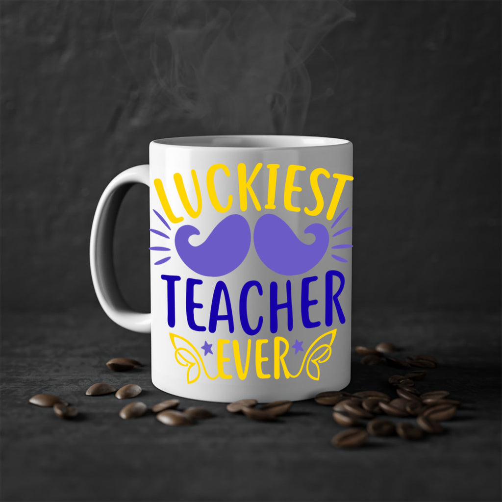 luckiest teacher ever 12#- mardi gras-Mug / Coffee Cup