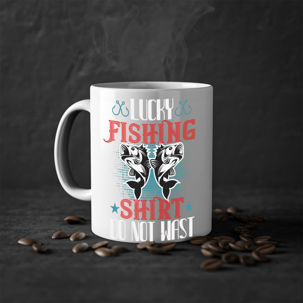 lucky fishing shirt do not wast 57#- fishing-Mug / Coffee Cup