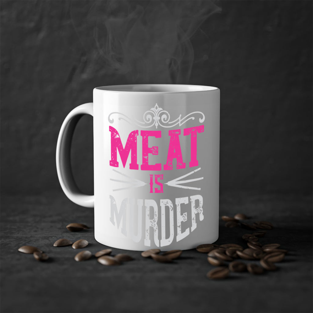 meat is murder 121#- vegan-Mug / Coffee Cup