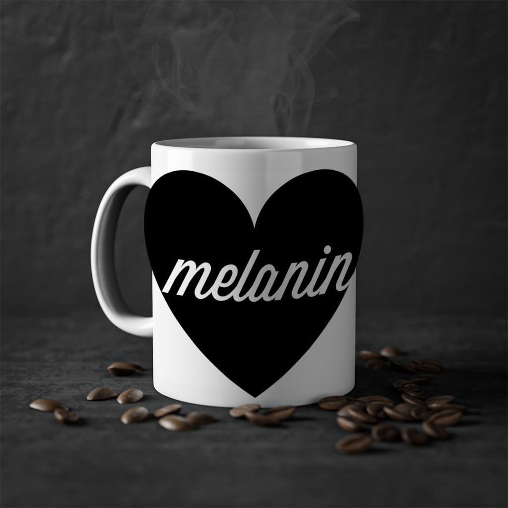 melanin loveheart 76#- black words - phrases-Mug / Coffee Cup