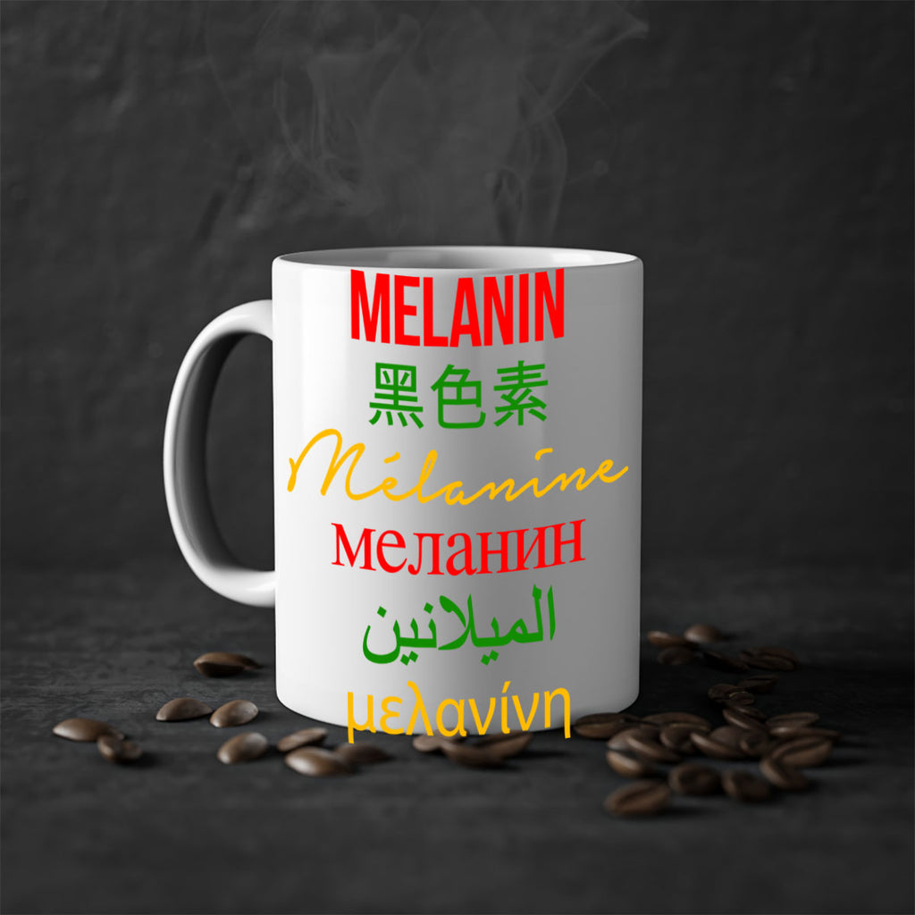 melanin multilingual 88#- black words - phrases-Mug / Coffee Cup