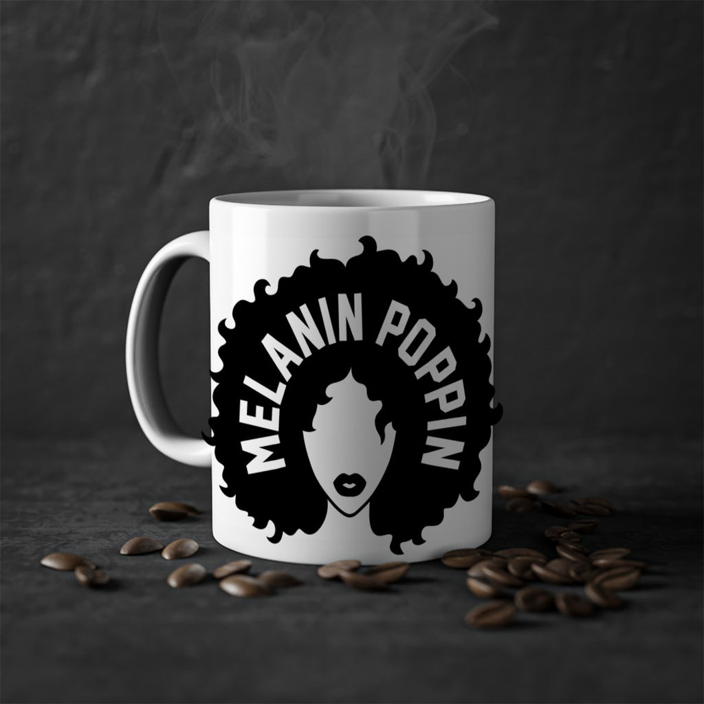 melanin poppin 26#- Black women - Girls-Mug / Coffee Cup