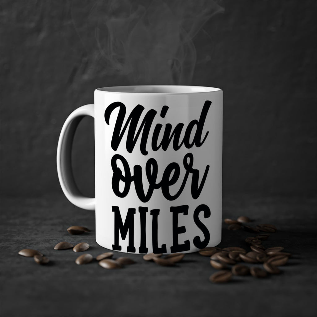 mind over miles 28#- gym-Mug / Coffee Cup